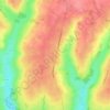 Mapa topográfico Froidestrées, altitud, relieve