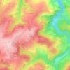 Mapa topográfico Lampaden, altitud, relieve