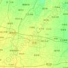 Mapa topográfico 冠县, altitud, relieve
