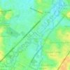 Mapa topográfico Canindezinho, altitud, relieve