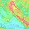Mapa topográfico ZEPA-ZEC Valderejo-Sobrón-Sierra de Árcena, altitud, relieve