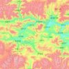 Mapa topográfico ལྷ་རྩེ་རྫོང་ / 拉孜县 / Lhatse, altitud, relieve