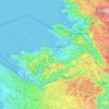 Mapa topográfico Koper / Capodistria, altitud, relieve