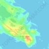 Mapa topográfico ᑲᖏᕿᓂᖅ Rankin Inlet, altitud, relieve