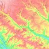 Mapa topográfico 60380, altitud, relieve