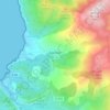 Mapa topográfico Farinole, altitud, relieve