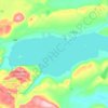 Mapa topográfico Whitefish Lake, altitud, relieve