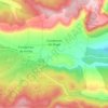 Mapa topográfico Condemios de Abajo, altitud, relieve
