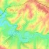 Mapa topográfico Éparcy, altitud, relieve