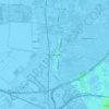Mapa topográfico Waddinxveen, altitud, relieve