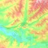 Mapa topográfico El Burgo de Osma-Ciudad de Osma, altitud, relieve