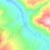 Mapa topográfico Minturn, altitud, relieve