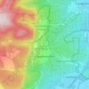 Mapa topográfico Vœgtlinshoffen, altitud, relieve