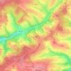 Mapa topográfico Flammersfeld, altitud, relieve