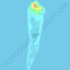 Mapa topográfico Balukbaluk Island, altitud, relieve