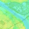 Mapa topográfico Graurheindorf, altitud, relieve