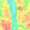 Mapa topográfico Charny, altitud, relieve