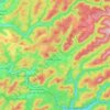 Mapa topográfico Merzalben, altitud, relieve