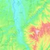 Mapa topográfico 71110, altitud, relieve