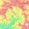 Mapa topográfico Thoche, altitud, relieve