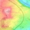 Mapa topográfico Rettersheim, altitud, relieve