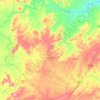 Mapa topográfico Casserengue, altitud, relieve