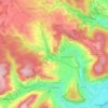Mapa topográfico Brenkhausen, altitud, relieve