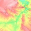 Mapa topográfico Embid, altitud, relieve