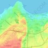 Mapa topográfico El Jadida ⵍⵊⴰⴷⵉⴷⴰ الجديدة, altitud, relieve