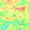 Mapa topográfico Domloup, altitud, relieve