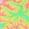 Mapa topográfico Ratschings - Racines, altitud, relieve