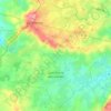 Mapa topográfico Saint-Pierre-des-Landes, altitud, relieve