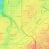 Mapa topográfico Avonmore, altitud, relieve