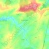 Mapa topográfico Soulles, altitud, relieve