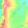 Mapa topográfico El Pobo, altitud, relieve