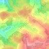 Mapa topográfico Oberwambach, altitud, relieve