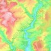 Mapa topográfico 54646, altitud, relieve