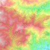 Mapa topográfico Barsey Rhododendron WLS, altitud, relieve