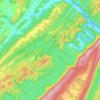 Mapa topográfico Juniata Township, altitud, relieve