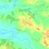 Mapa topográfico Doudrac, altitud, relieve