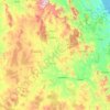 Mapa topográfico North Burnett Regional, altitud, relieve