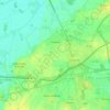 Mapa topográfico Violaines, altitud, relieve