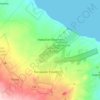 Mapa topográfico Hawaiian Beaches, altitud, relieve