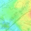 Mapa topográfico Rouvignies, altitud, relieve