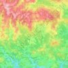 Mapa topográfico Sénaillac-Lauzès, altitud, relieve