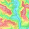 Mapa topográfico Grosbliederstroff, altitud, relieve