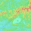 Mapa topográfico 黟县, altitud, relieve
