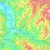 Mapa topográfico Langnau im Emmental, altitud, relieve
