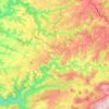 Mapa topográfico 81330, altitud, relieve