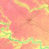 Mapa topográfico Fatehpur, altitud, relieve